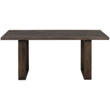 Thanus 72" Rectangular Dining Table, Brown Oak-Furniture - Dining-High Fashion Home