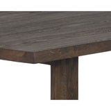 Thanus 72" Rectangular Dining Table, Brown Oak-Furniture - Dining-High Fashion Home