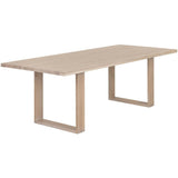 Thanus Rectangular Dining Table, Light Oak-Furniture - Dining-High Fashion Home