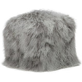 Tibetan Pouf, Ash Grey-Furniture - Chairs-High Fashion Home