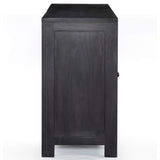 Tilda 4 Door Sideboard, Black Wash