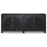 Tilda 4 Door Sideboard, Black Wash