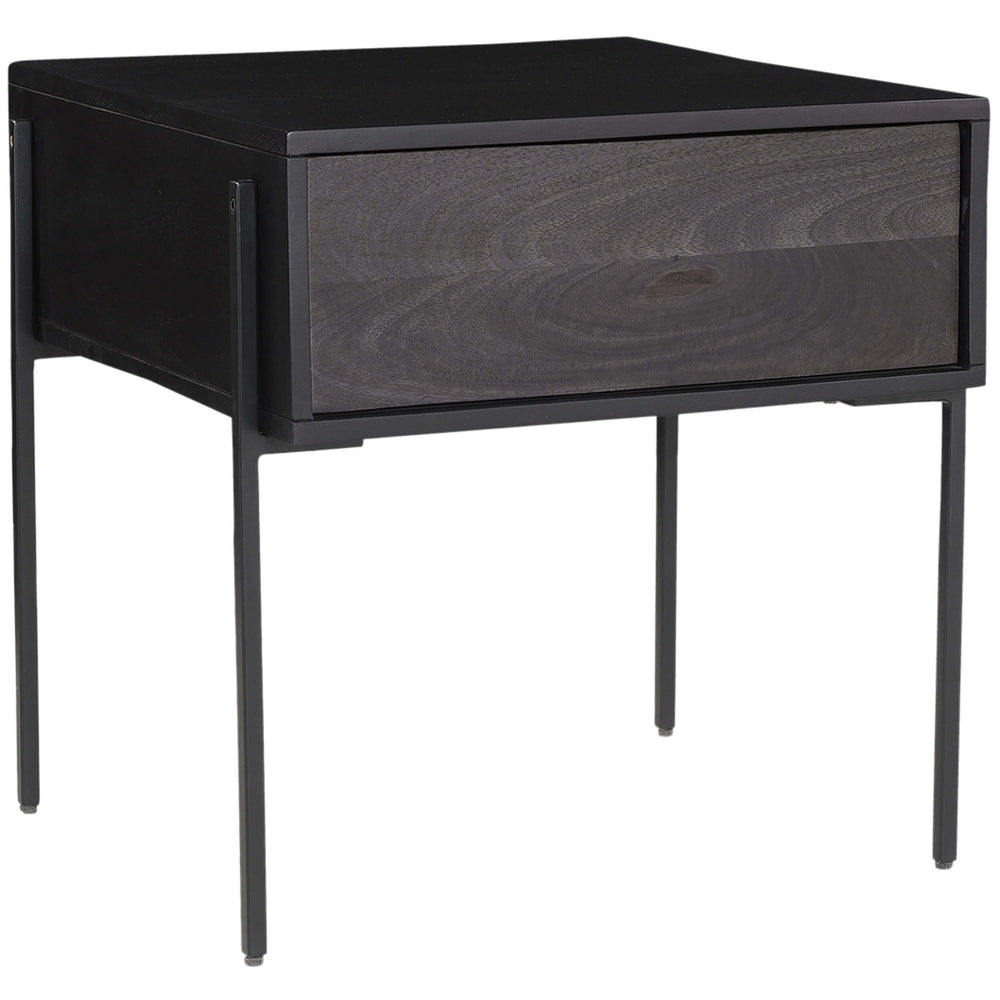 Tobin Side Table, Charcoal