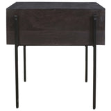 Tobin Side Table, Light Brown