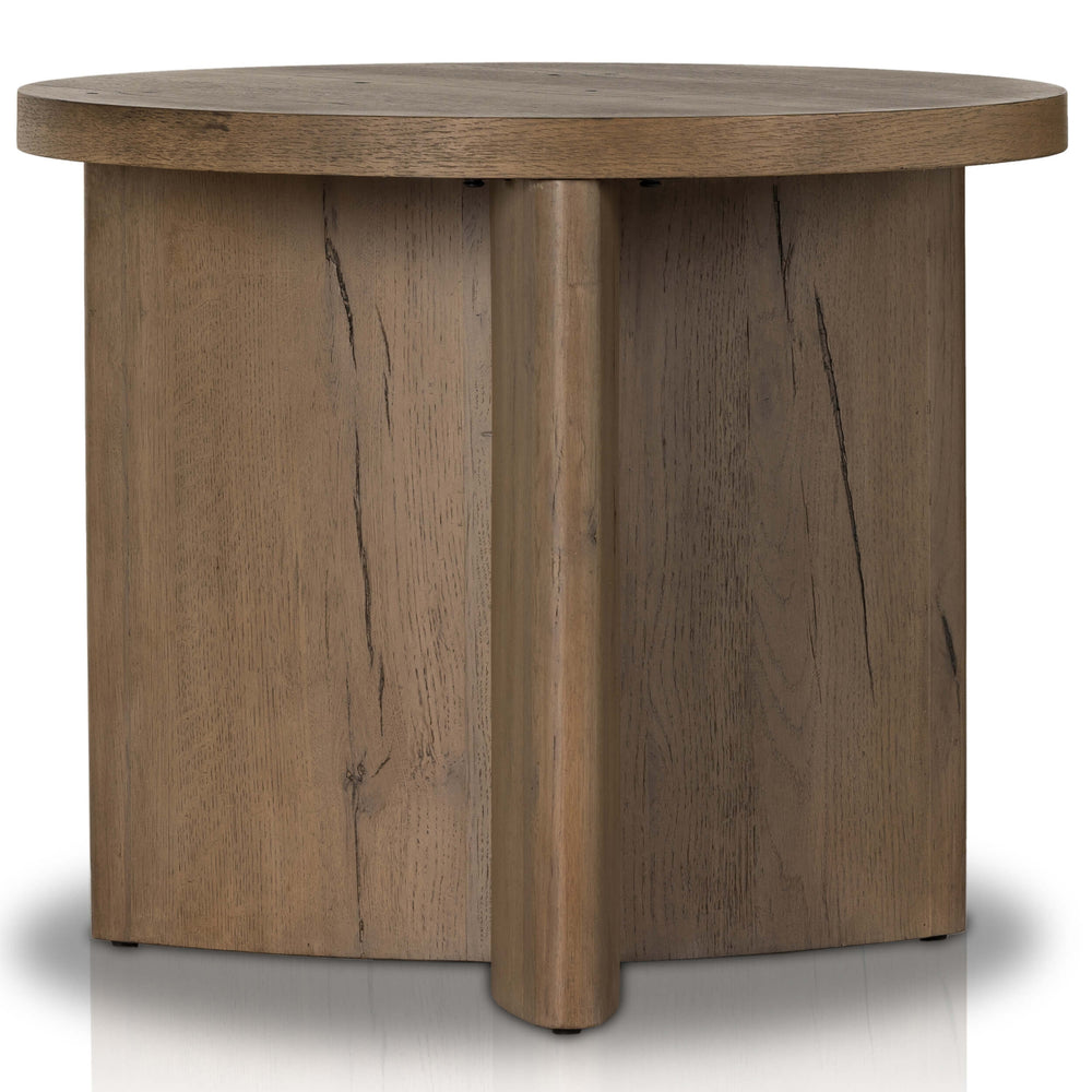 Toli End Table, Rustic Grey