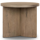 Toli End Table, Rustic Grey