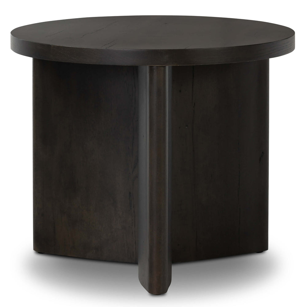 Toli End Table, Smoked Black-Furniture - Accent Tables-High Fashion Home