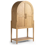 Tolle Bar Cabinet, Drifted Oak-Furniture - Storage-High Fashion Home