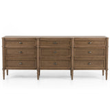 Toulouse 9 Drawer Dresser, Toasted Oak-Furniture - Storage-High Fashion Home