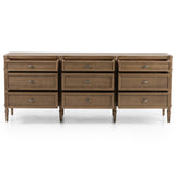 Toulouse 9 Drawer Dresser, Toasted Oak-Furniture - Storage-High Fashion Home