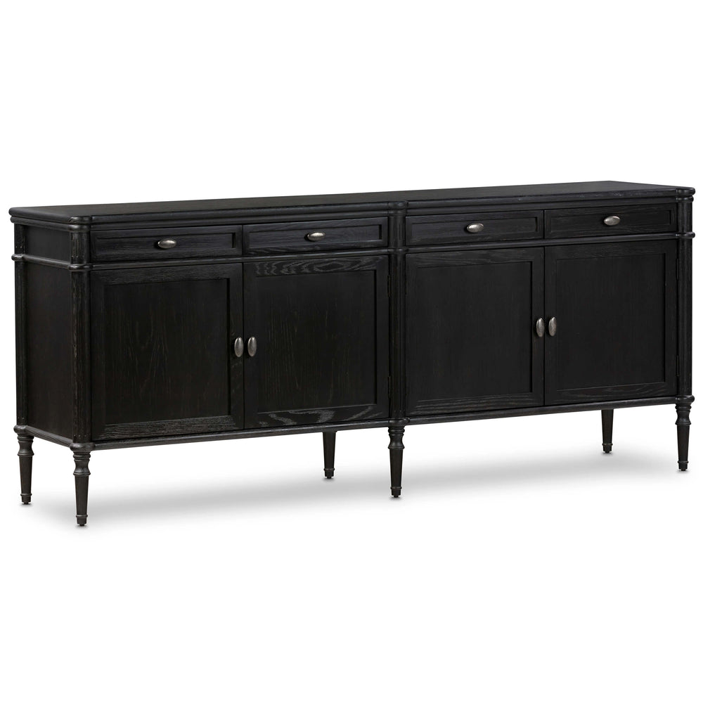 Toulouse Sideboard, Distressed Black-Furniture - Storage-High Fashion Home