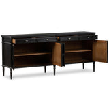 Toulouse Sideboard, Distressed Black-Furniture - Storage-High Fashion Home