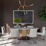 Traveler Chandelier, Natural Brass-Lighting-High Fashion Home