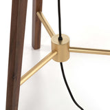 Tripod Floor Lamp, Natural Walnut-Lighting-High Fashion Home