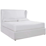 Delancey Bed, Easy Street Snow-Furniture - Bedroom-High Fashion Home