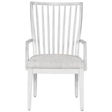 Bowen Arm Chair, Dove Wing/Picket Fence-Furniture - Chairs-High Fashion Home