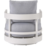 South Beach Outdoor Swivel Chair, Granite-Furniture - Chairs-High Fashion Home