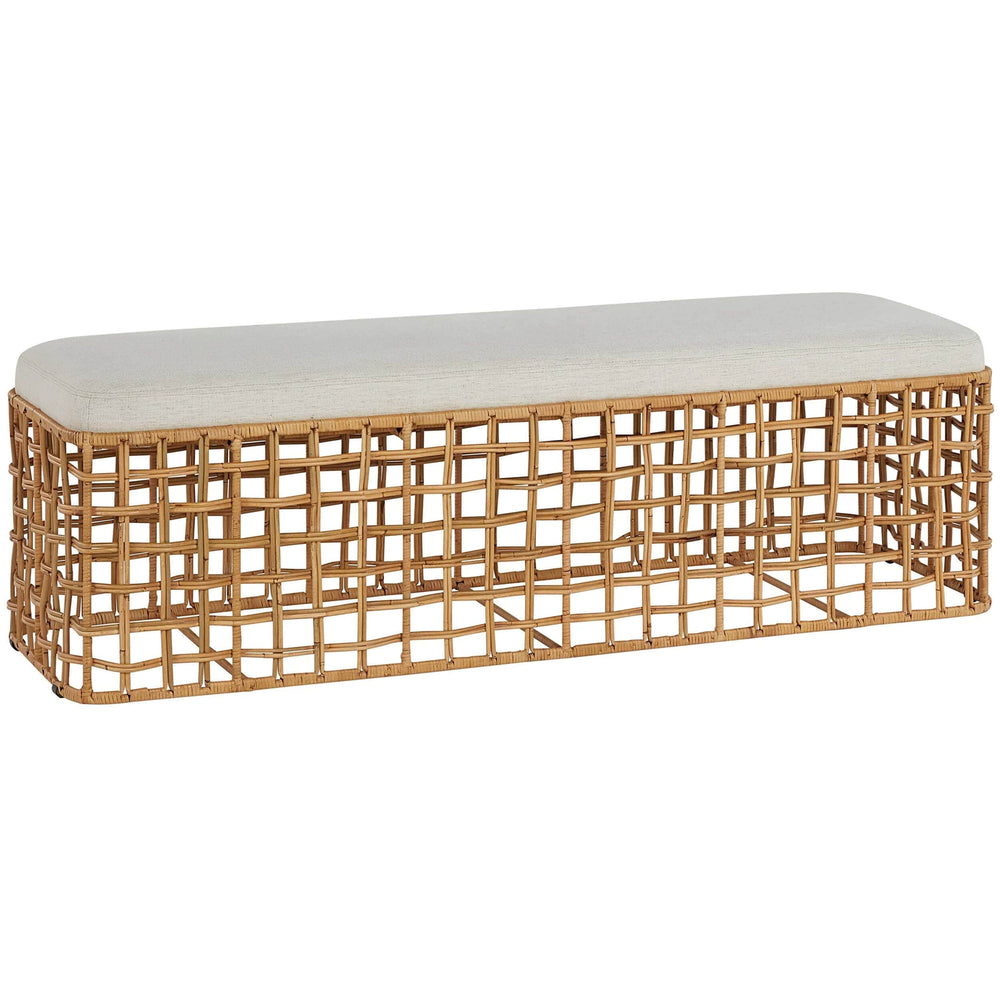 Rattan Bench-Furniture - Chairs-High Fashion Home