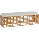 Rattan Bench-Furniture - Chairs-High Fashion Home