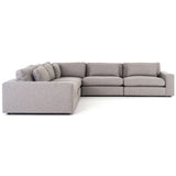 Bloor 5 Piece Sectional, Chess Pewter-Furniture - Sofas-High Fashion Home