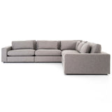 Bloor 5 Piece Sectional, Chess Pewter-Furniture - Sofas-High Fashion Home