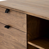 Trey Modular Filing Credenza, Auburn Poplar