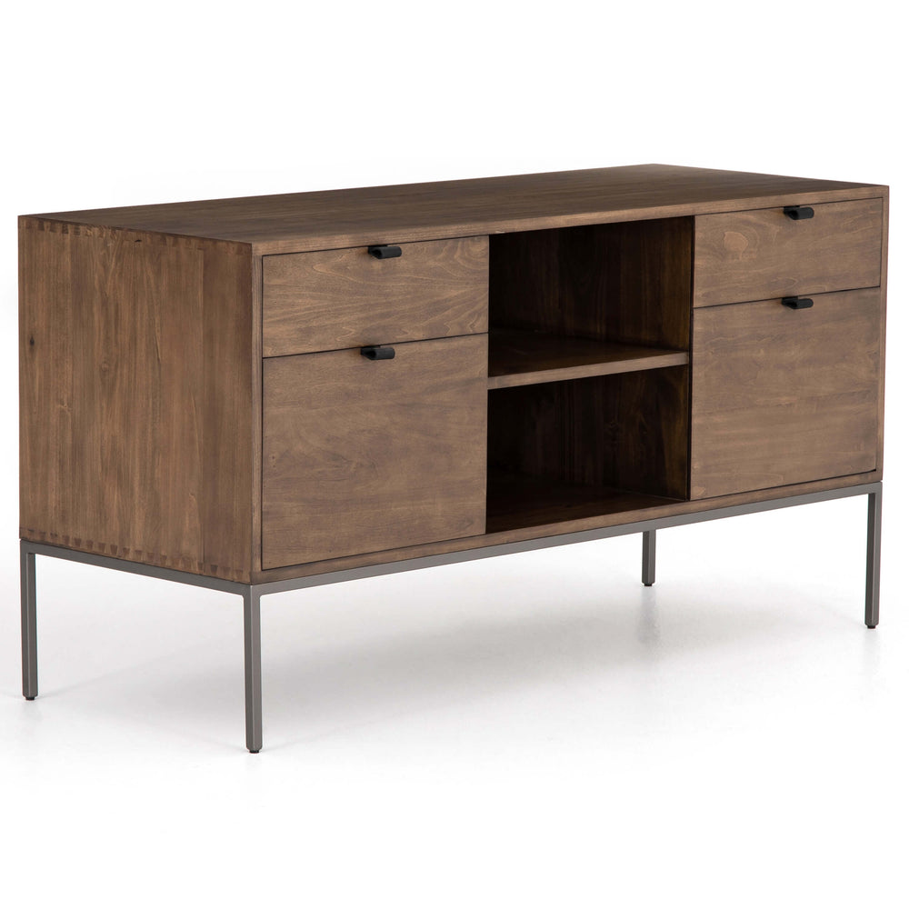 Trey Modular Filing Credenza, Auburn Poplar