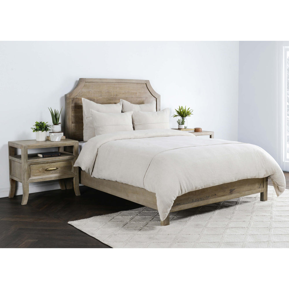 Beaumont Linen Duvet Set, Natural-Furniture - Bedroom-High Fashion Home