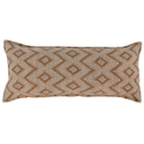 Volt Bolster Pillow, Terracotta/Ivory-Accessories-High Fashion Home