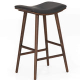 Union Bar Stool, Distressed Black-Furniture - Dining-High Fashion Home