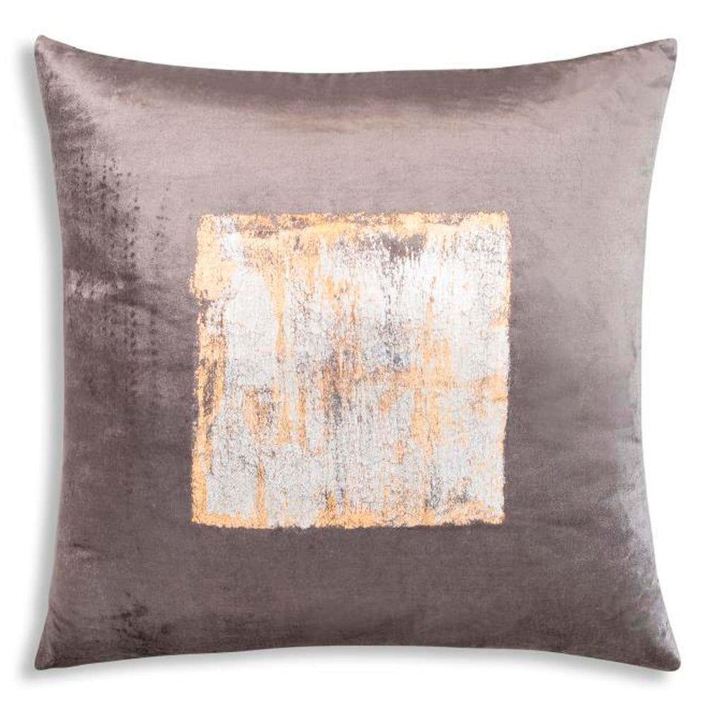 Cloud 9 Charcoal Velvet w/Silver Center Pillow