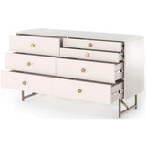 Van 7 Drawer Dresser, Matte Alabaster-Furniture - Storage-High Fashion Home