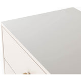 Van 7 Drawer Dresser, Matte Alabaster-Furniture - Storage-High Fashion Home