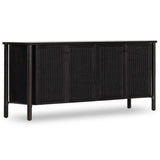 Veta Sideboard, Black Cane-Furniture - Storage-High Fashion Home