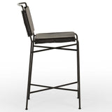 Wharton Counter Stool, Distressed Black-Furniture - Dining-High Fashion Home