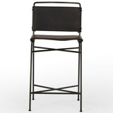 Wharton Counter Stool, Distressed Black-Furniture - Dining-High Fashion Home