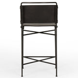 Wharton Counter Stool, Distressed Black-Furniture - Dining-High Fashion Home