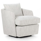 Whittaker Swivel Chair, Merino Cotton-Furniture - Chairs-High Fashion Home