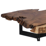 Wyatt Coffee Table, Natural-Furniture - Accent Tables-High Fashion Home