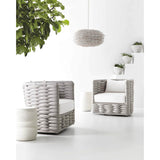 Kai Side Table, White-Furniture - Accent Tables-High Fashion Home