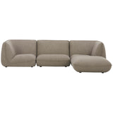 Zeppelin Lounge Modular Sectional, Speckled Pumice