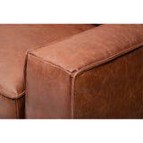 Zion Leather Sectional, Marseille Carmel-Furniture - Sofas-High Fashion Home