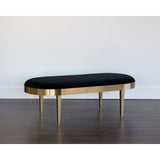 Jolie Bench, Black - Furniture - Chairs - High Fashion Home