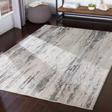 Surya Rug Aisha AIS-2304, Gray/Off White-Rugs1-High Fashion Home