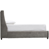 Amelia Bed, Brussels Charcoal - Modern Furniture - Beds - High Fashion Home