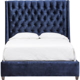 Amelia Tall Bed, Brussels Midnight - Modern Furniture - Beds - High Fashion Home