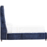 Amelia Tall Bed, Brussels Midnight - Modern Furniture - Beds - High Fashion Home