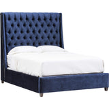 Amelia Tall Bed, Brussels Midnight - Modern Furniture - Beds - High Fashion Home