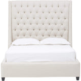 Amelia Tall Bed, Duet Natural - Modern Furniture - Beds - High Fashion Home