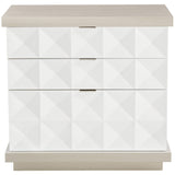 Axiom Shaped Nightstand - Furniture - Bedroom - High Fashion Home